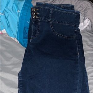 High waist skinny jeans